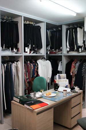 Boutique Alma - l'arrière boutique